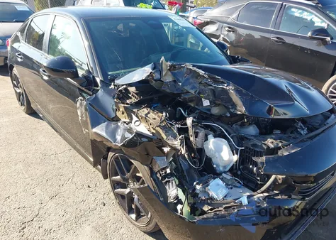 2023 Honda Civic Sport из США, поврежденный, VIN 2HGFE2F51PH510956